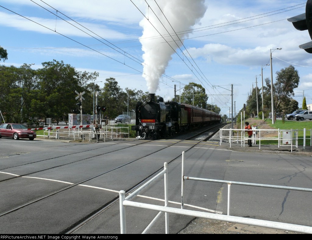 K 153 Dublin Rd level crossing Ringwood East