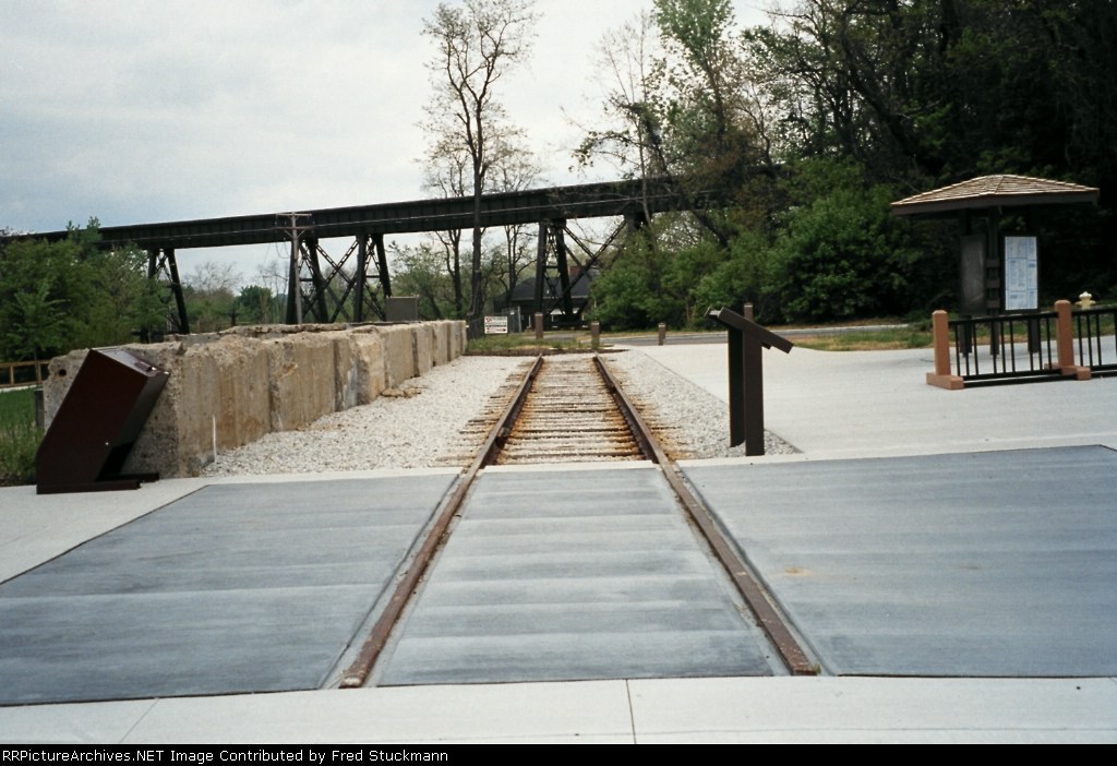 A piece of Valley Line and the WE bridge.