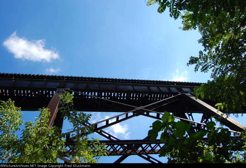 Daily stone trains traverse this span.