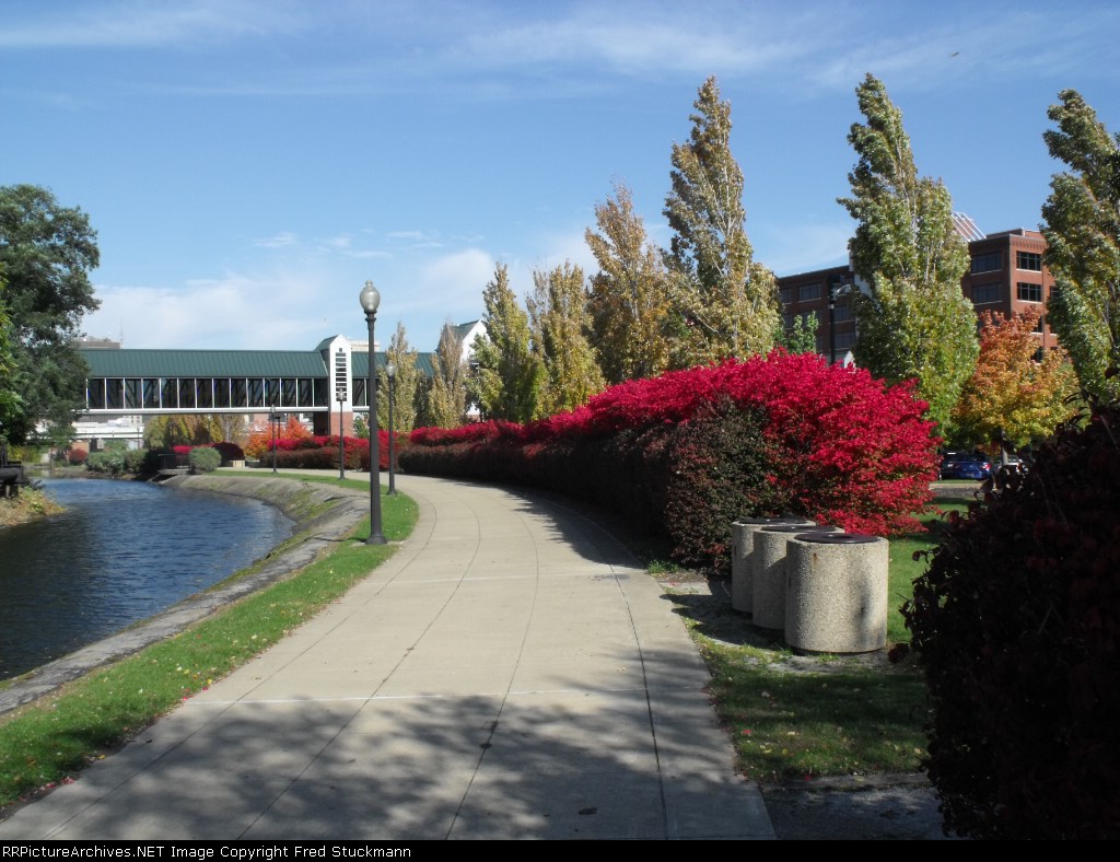 On the grounds of the former BF Goodrich Co.