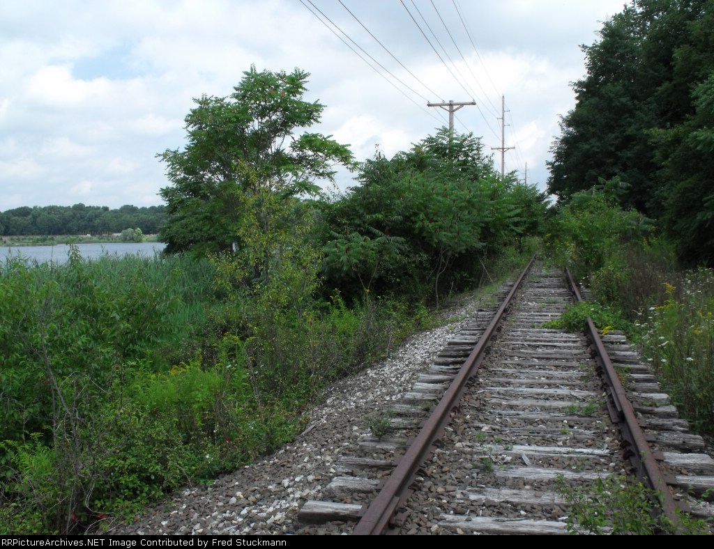 Northbound Pennsy at O'Brien Lake.