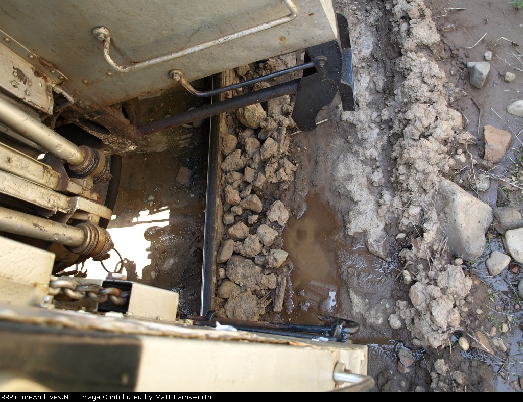 Muddy roadbed