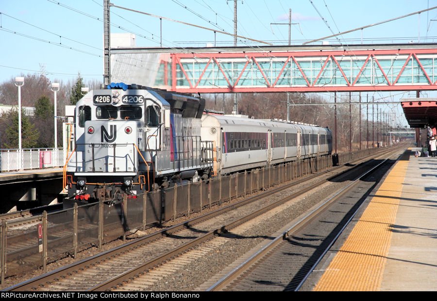 This non-revenue move is headed to its new assignment on the Atlantic City line