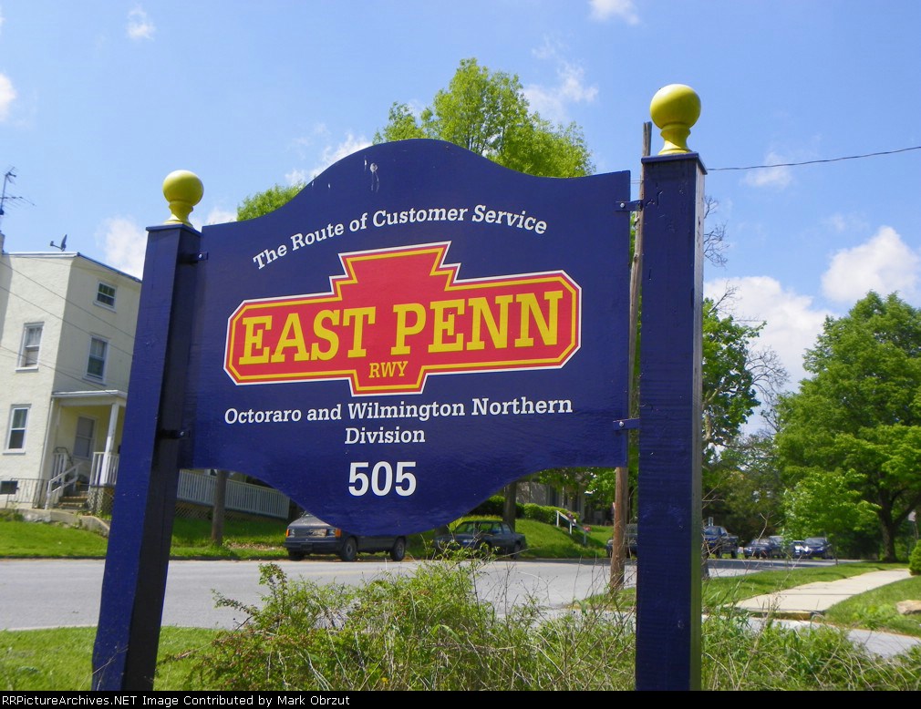 East Penn Railway Sign