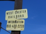 West Chester Railroad Sign