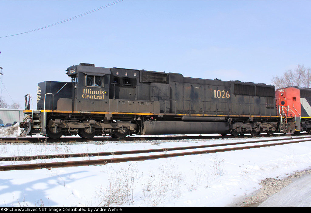 Conductor's side profile of IC 1026