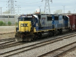 CSX and former CR Sd50s pull out of BRC Clearing yd @ Hayford Int
