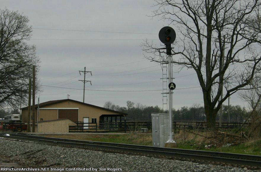 Distant approach signal with bonus block occupancy indication