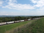An ACF-less grain train looking north