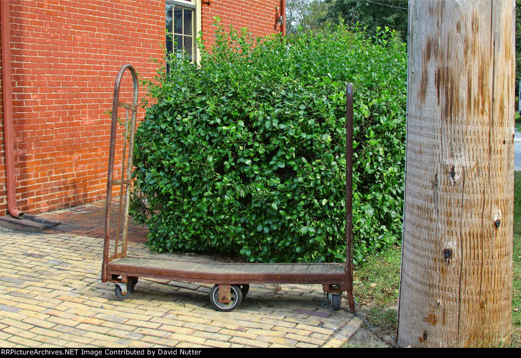 Old baggage cart