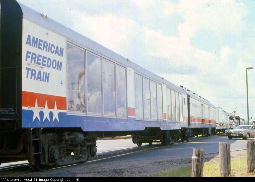 1002-A4-118 Southbound American Freedom Train heading for Sioux Falls