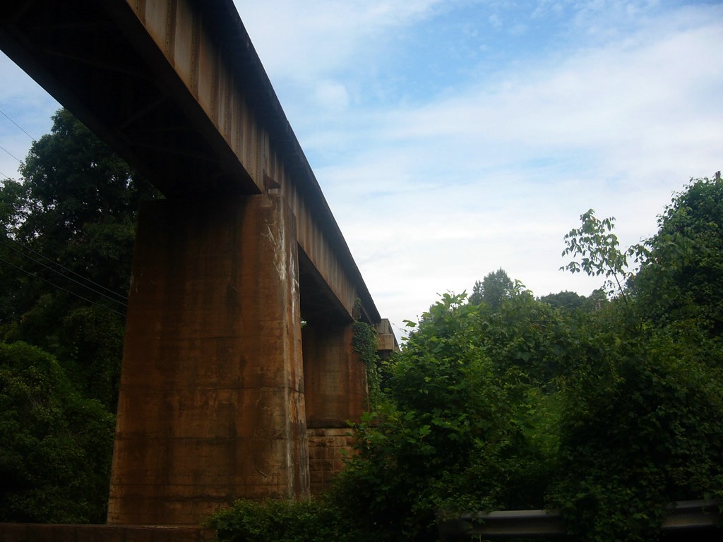 CSXTs ex SAL/SBD Briarcliffe Trestle Near Emory Hospital in the Briarcliffe/Emory Area of Dekalb County/Suburban Atlanta,GA