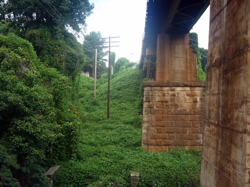 CSXTs ex SAL/SBD Briarcliffe Trestle Near Emory Hospital in the Briarcliffe/Emory Area of Dekalb County/Suburban Atlanta,GA