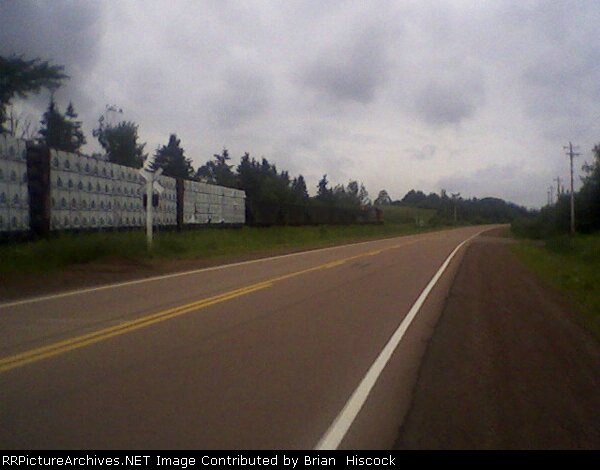 Truro switcher at Brookfield spur.