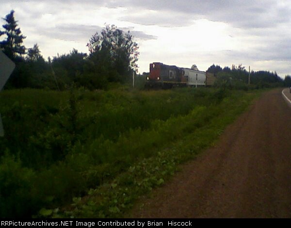 Truro switcher at Brookfield spur.