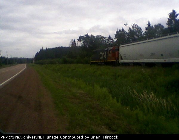 Truro switcher at Brookfield spur.