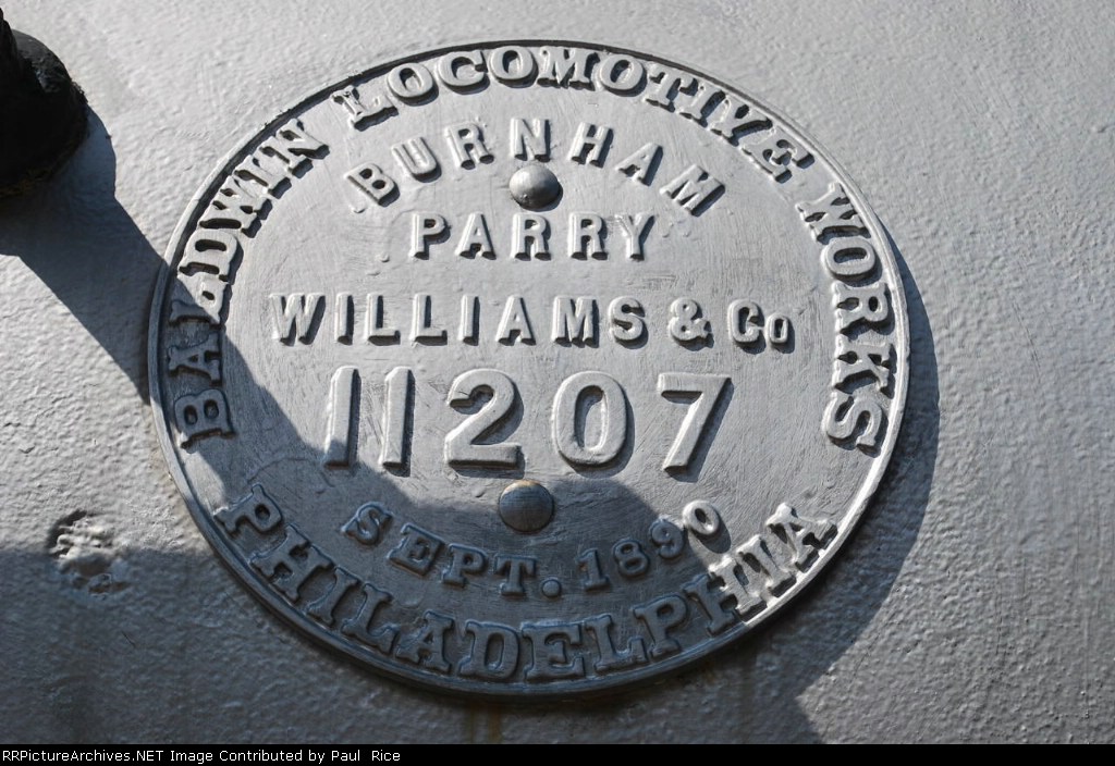 Locomotive Plaque