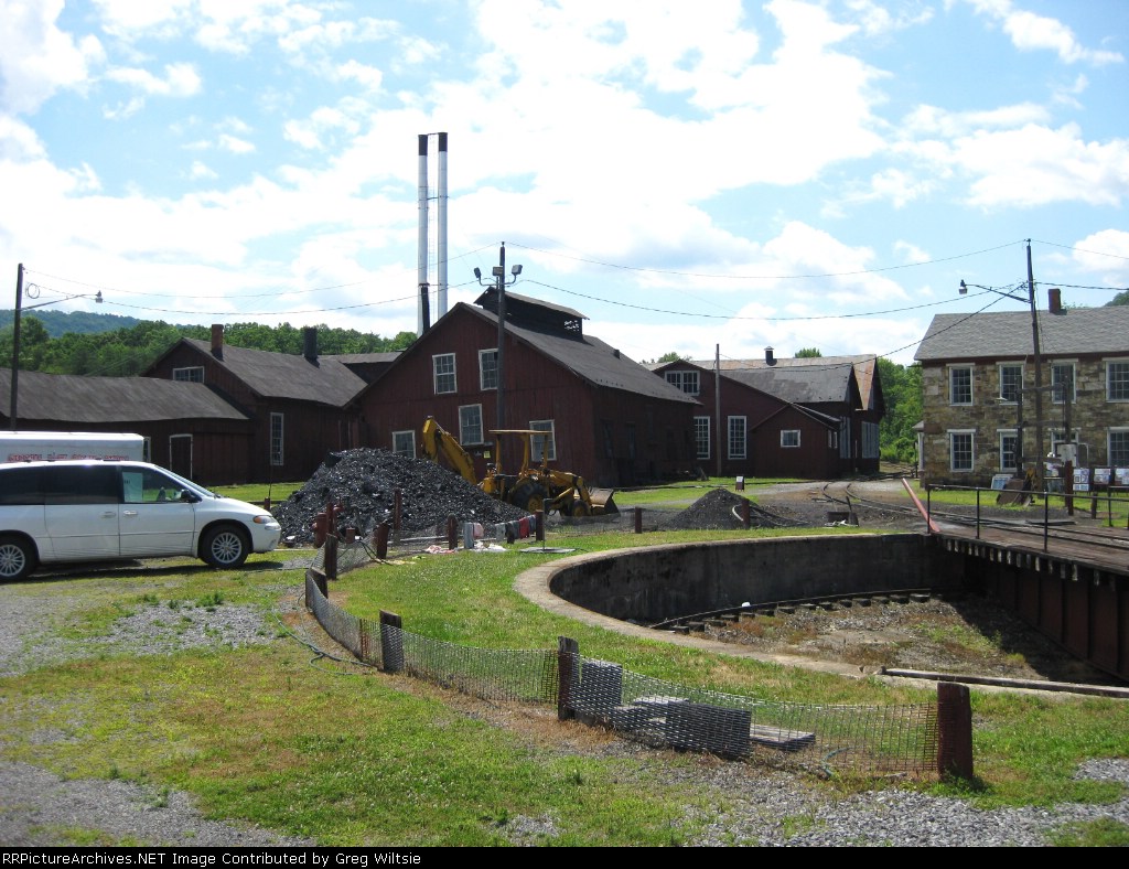 The EBT shops and buildings