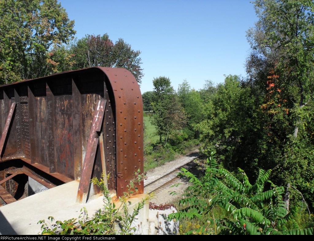 Looking down on the WE.