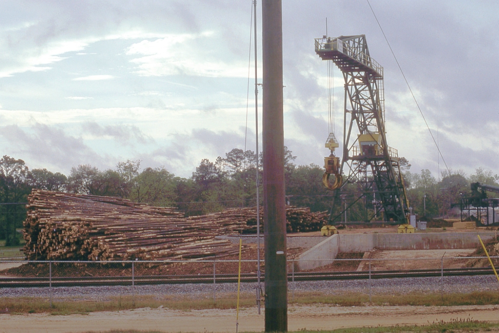 Metcalf Lumber Company crane