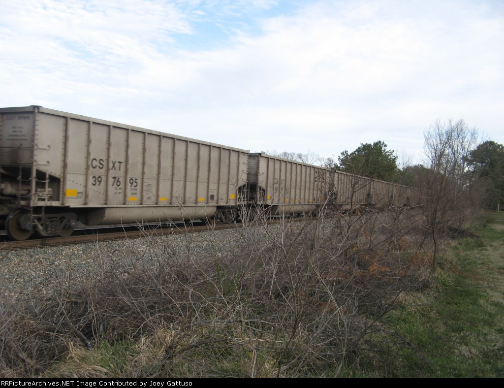 CSXT empty hoppers