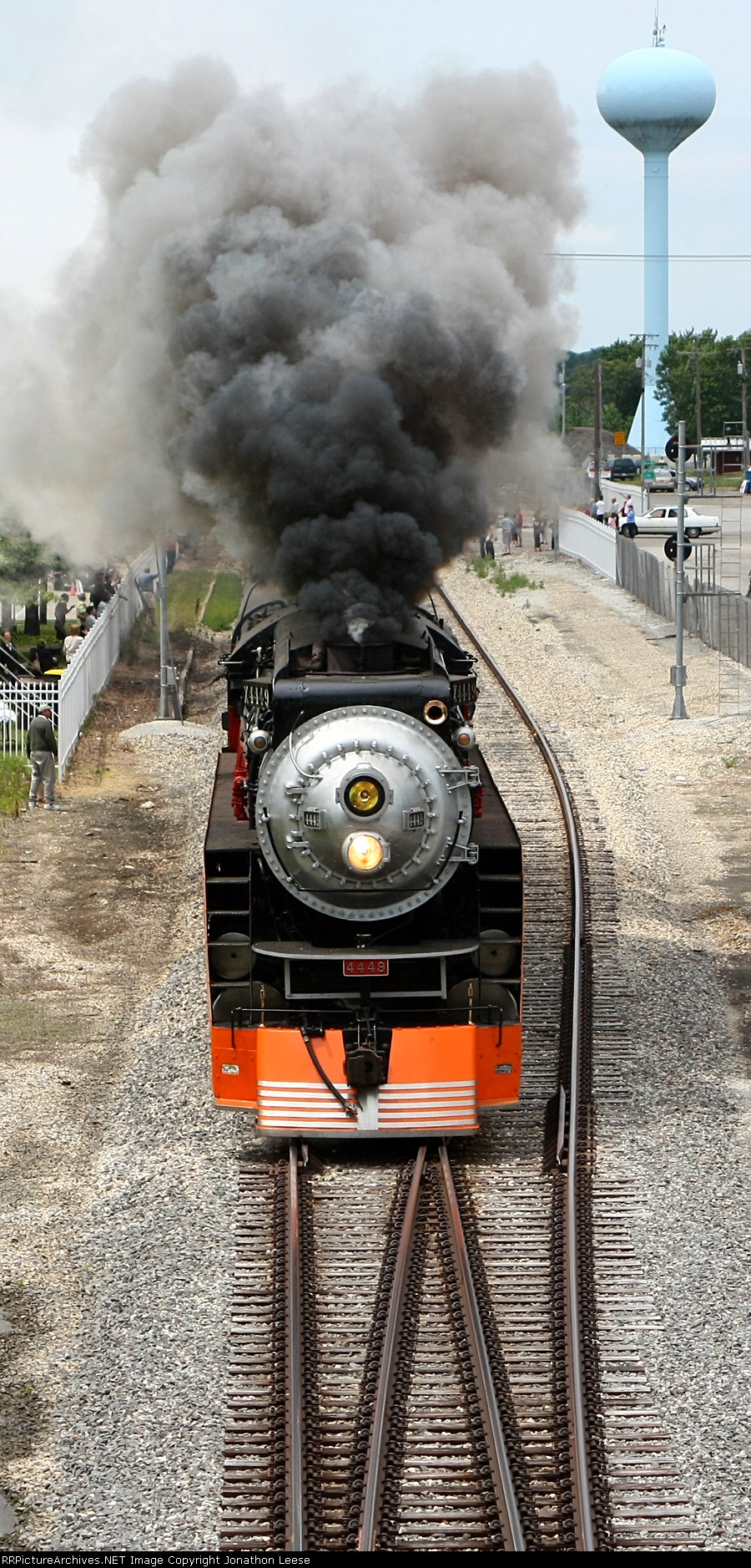 SP 4449 smokes it up on the Michigan Corridor