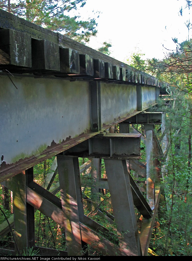 Hard Labor Creek bridge viewed from Lower Apalachee Road
