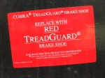 BRAKE SHOE COMPANY STICKER