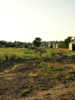 UP ROW looking north from double track trestle