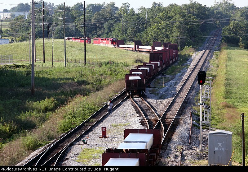 Running back past the switch