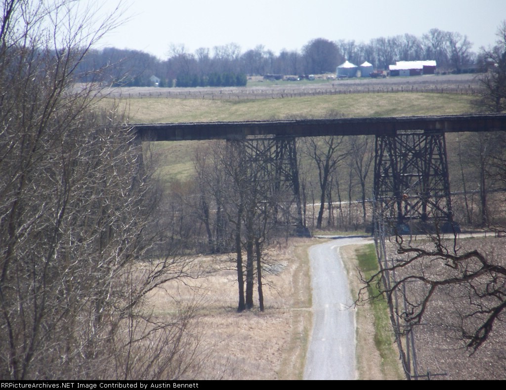 View across the valley