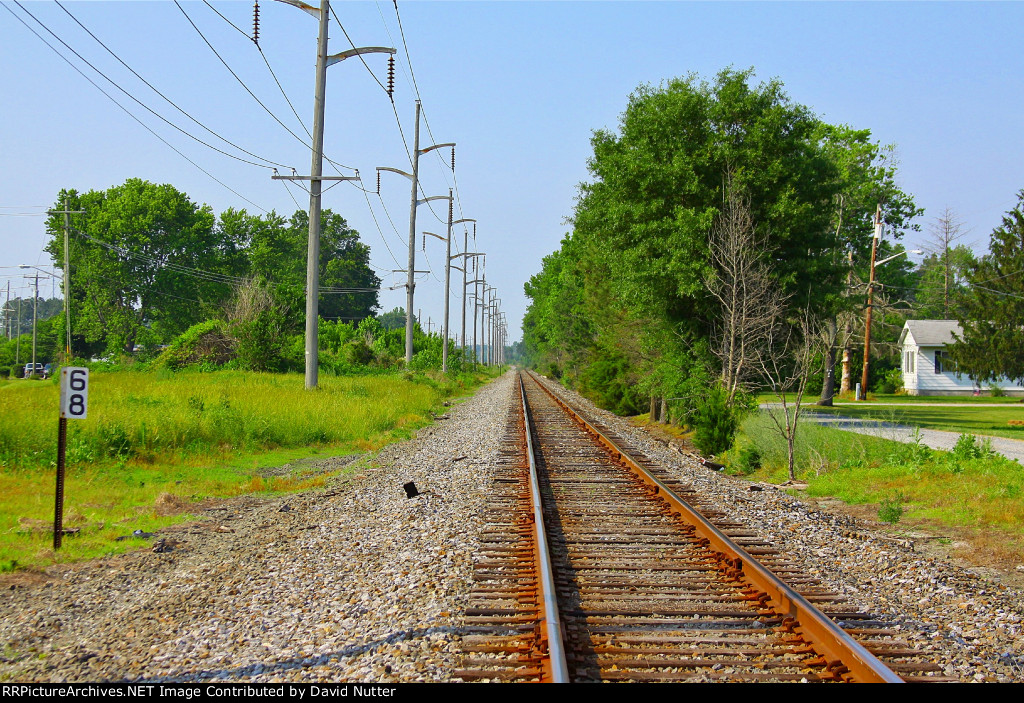 Look north via Harrington, DE about 2 1/2 to 4 1/2 miles away