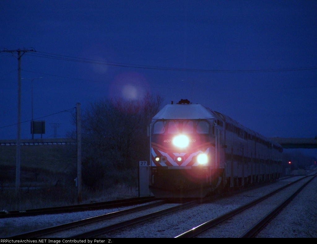 Westbound at the Summit - Milepost 27.0