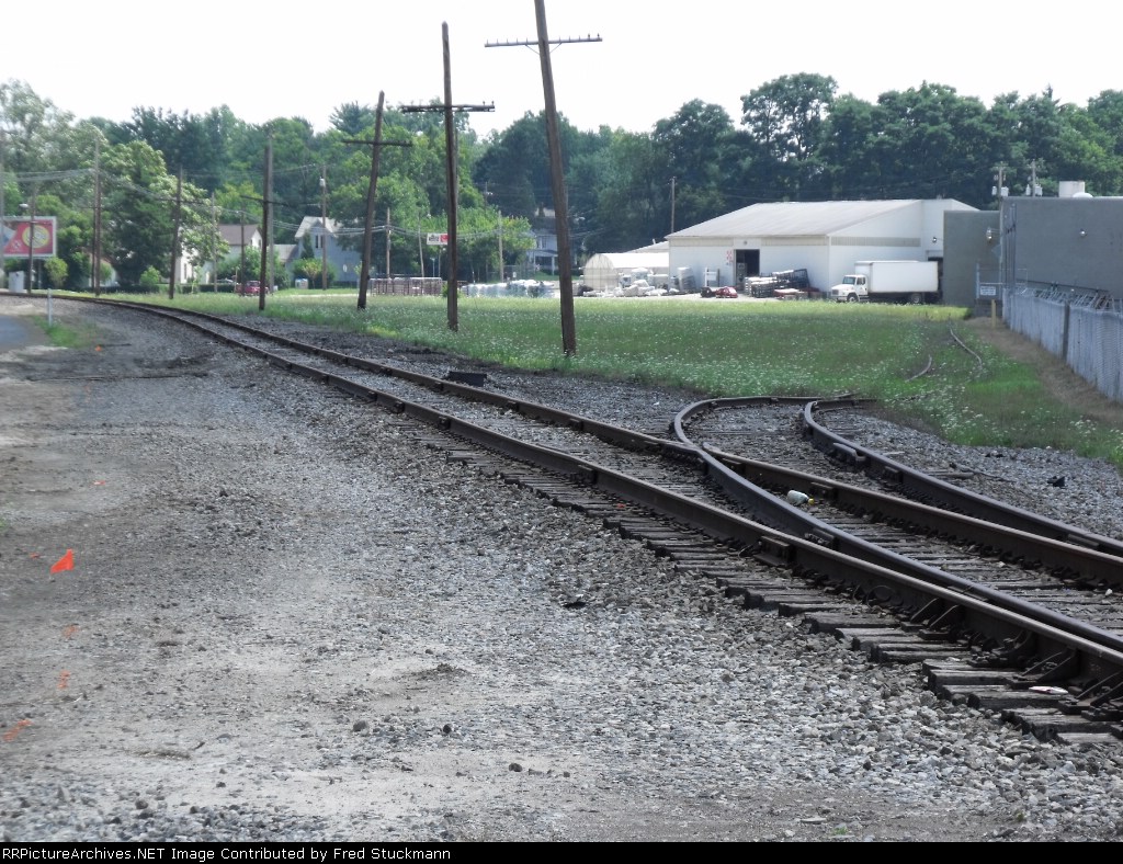 Eastbound view from Diamond St.