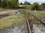 Looking off to the North Shore Line Wye. Heavly rusted, but still in place. This wye went to the D&TSL Lang yard.