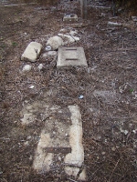 I have no idea when Vulcan twr came down...but even into 2009 these cement bases were once the bases of the carriers that supported the piping from the twr.