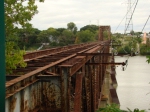 This is the TT Maumee River bridge lookin east. The turnpike is off to the right. Now I know why crews held their breath going over this bridge!