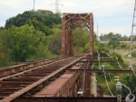 another view of the TT Maumee river bridge. The last train over this bridge back in 1983 derailed on the east end of the bridge. That was it. Railroad deemed it too costly to repair. She has been dormant for the past 26 yrs.