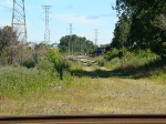 Another view looking NB from Nasby showes the road bed and the new connection  track.