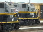 BRC 582/586 in the west class yard