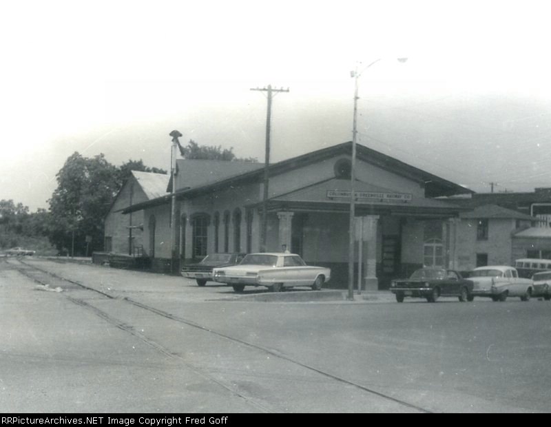 COLUMBUS & GREENVILLE RAILWAY DEPOT