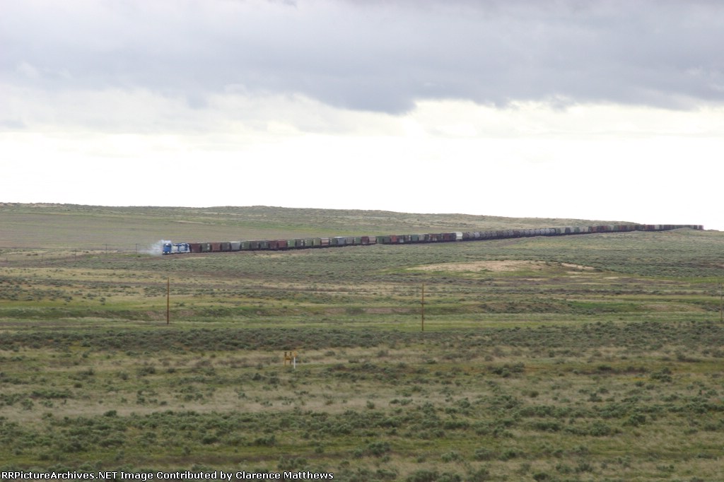 CVR 4227 east approaching the Cimarron River Bridge