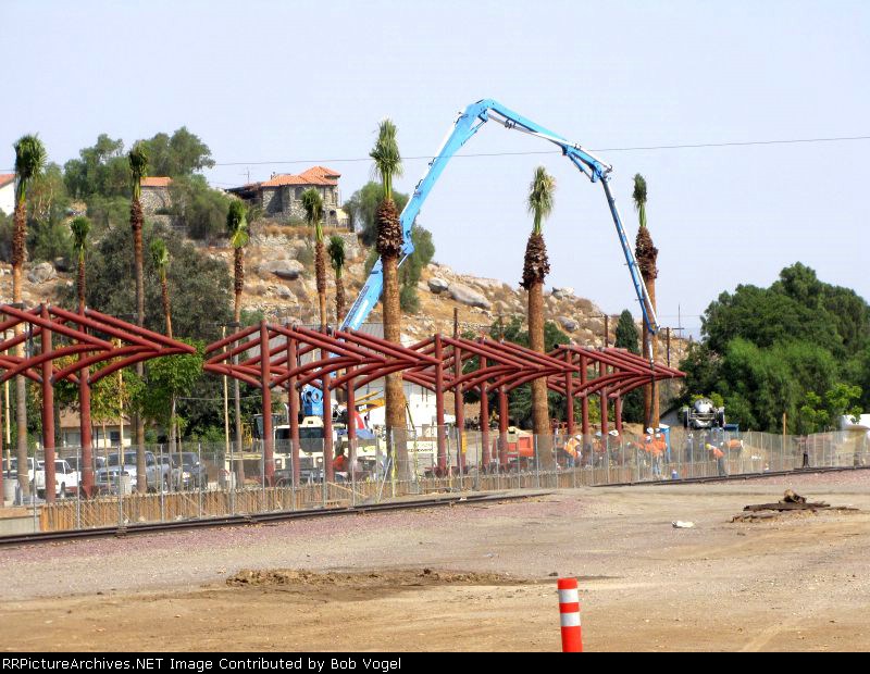 Metrolink station under conszruction