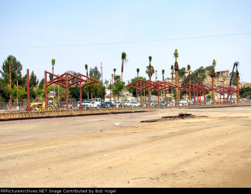 Metrolink station under construction