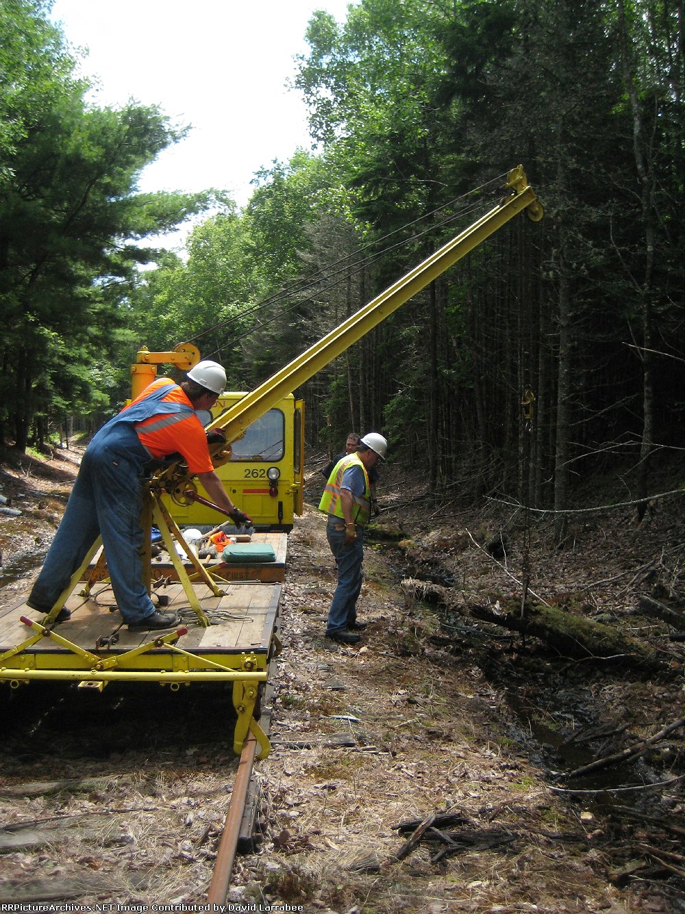 Clearing ditches on the Y