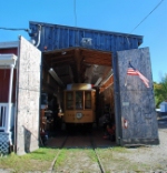 The trolley barn