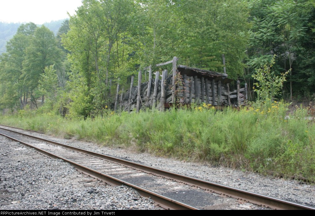 old ramp for a truck dump