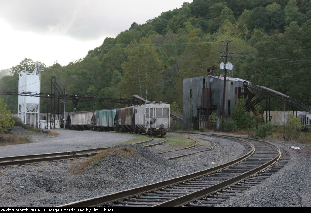 old loadout and newer amonium nitrate unloading facility 