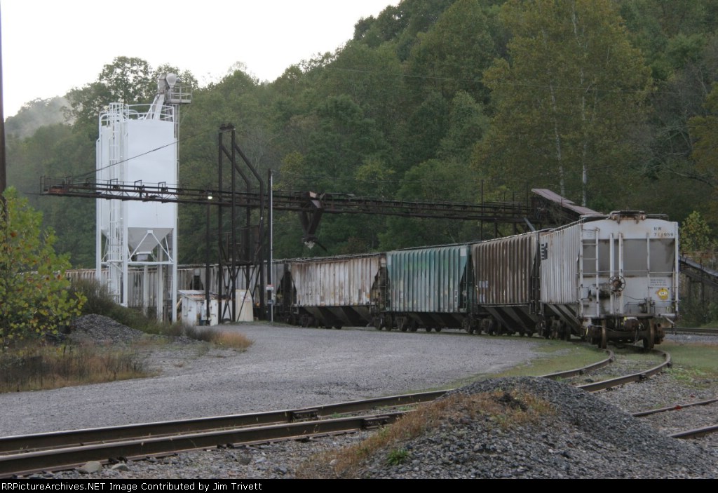 old loadout and newer amonium nitrate unloading facility 