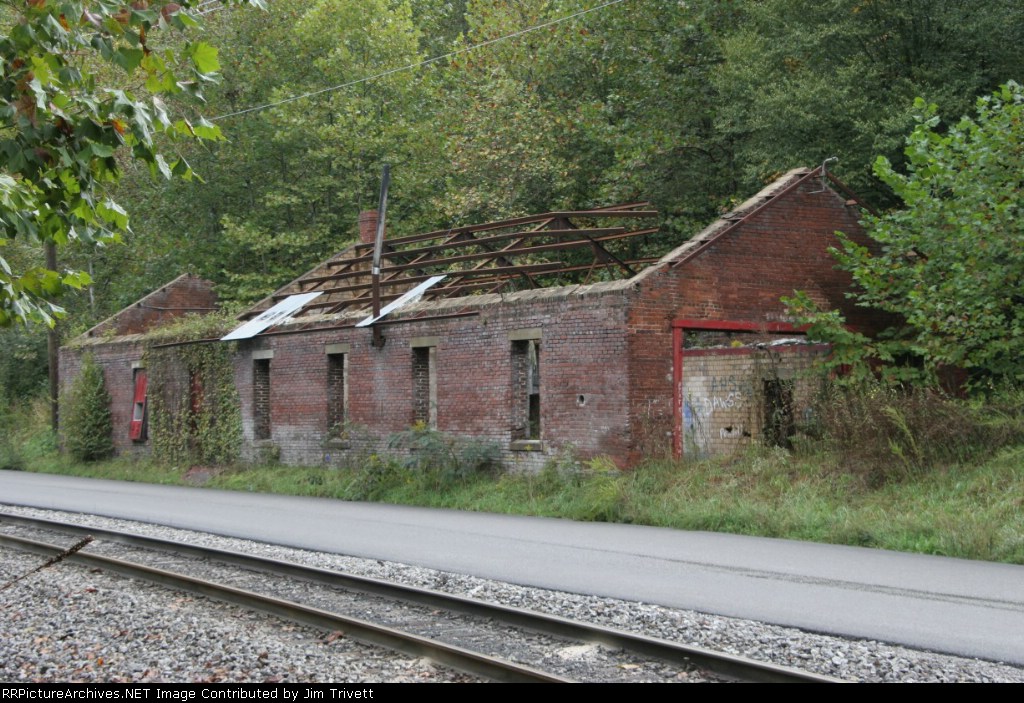 remains of old bath house